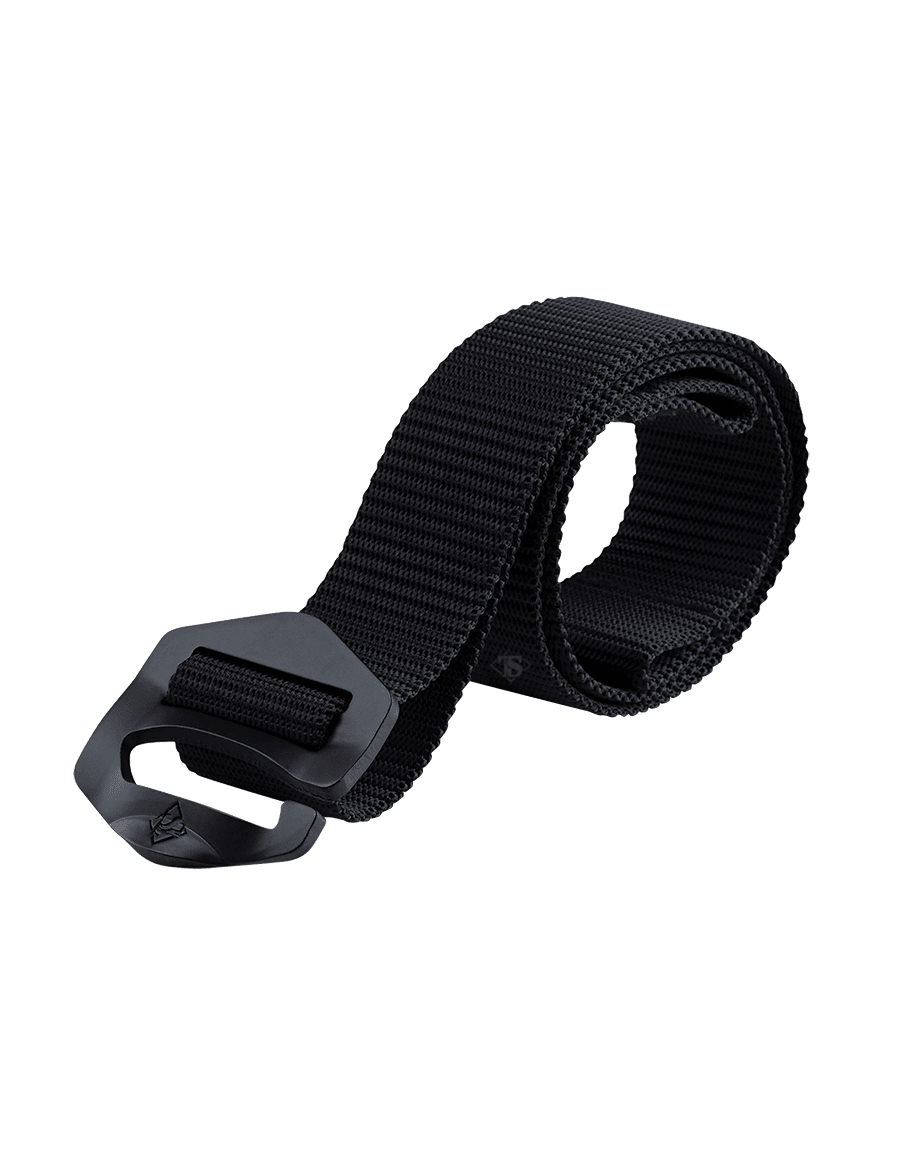 Tru-Spec 4088005 Men's Black Nylon Velocity Belt Black Buckle Large 