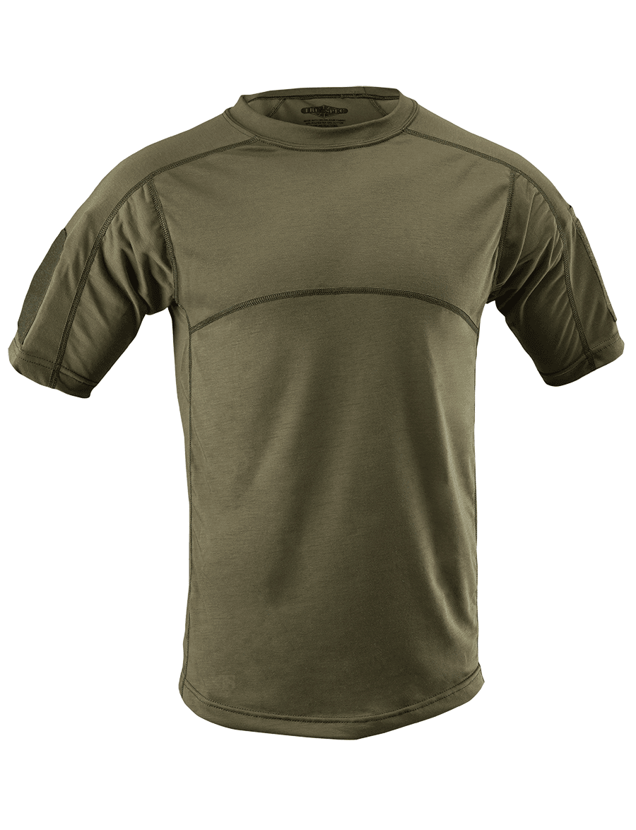 Tru-Spec 9801007 Performance Green Mens 2XL S/S Tactical Duty T-Shirt 