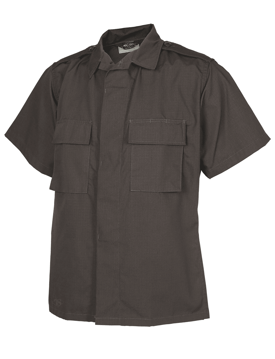 X-Large Regular OD Tru-Spec 24-7 Series Tactical Uniform Short Sleeve Shirt 