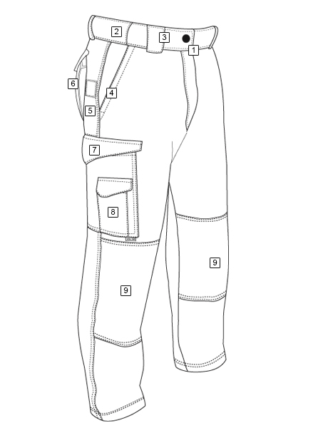 Tru-Spec Pantalon pour Homme Style Militaire Anti-déchirures