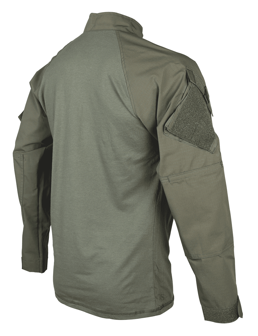 Black Tru Long Sleeve 1/4 Zip Combat Shirt Color Tru Spec By Atlanco Truspec 