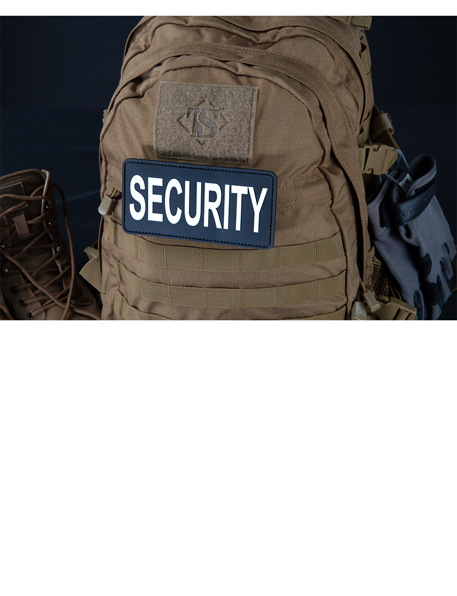SECURITY 6"X3" MORALE PATCH