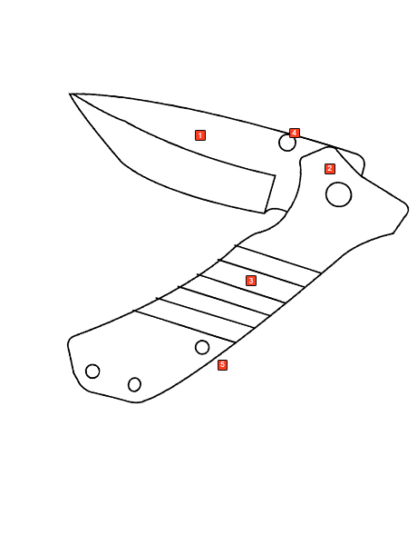 M1 TACTICAL FOLDER KNIFE