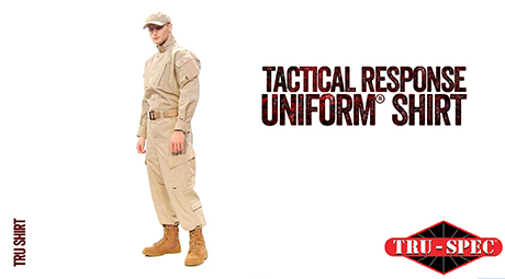KHAKI ACU Tactical Uniform Shirt LARGE REGULAR by TRU SPEC 1286 